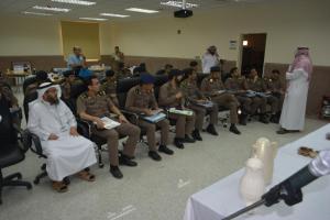 Jamoum Department of Chemistry Holds (How to Deal with Chemical Substances) Course for Civil Defense Officers